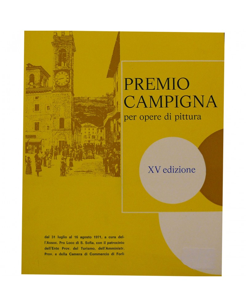 1971: Premio Campigna per opere di pittura - XV edizione