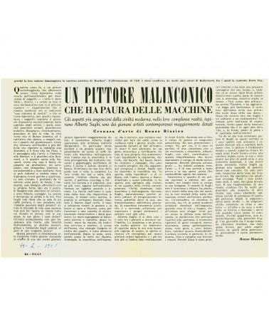 1961: Un pittore malinconico che ha paura delle macchine