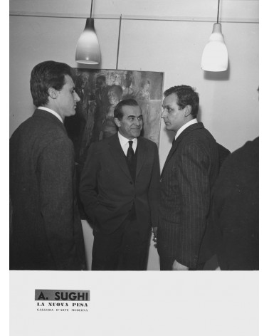 1960: Inaugurazione mostra alla galleria La Nuova Pesa