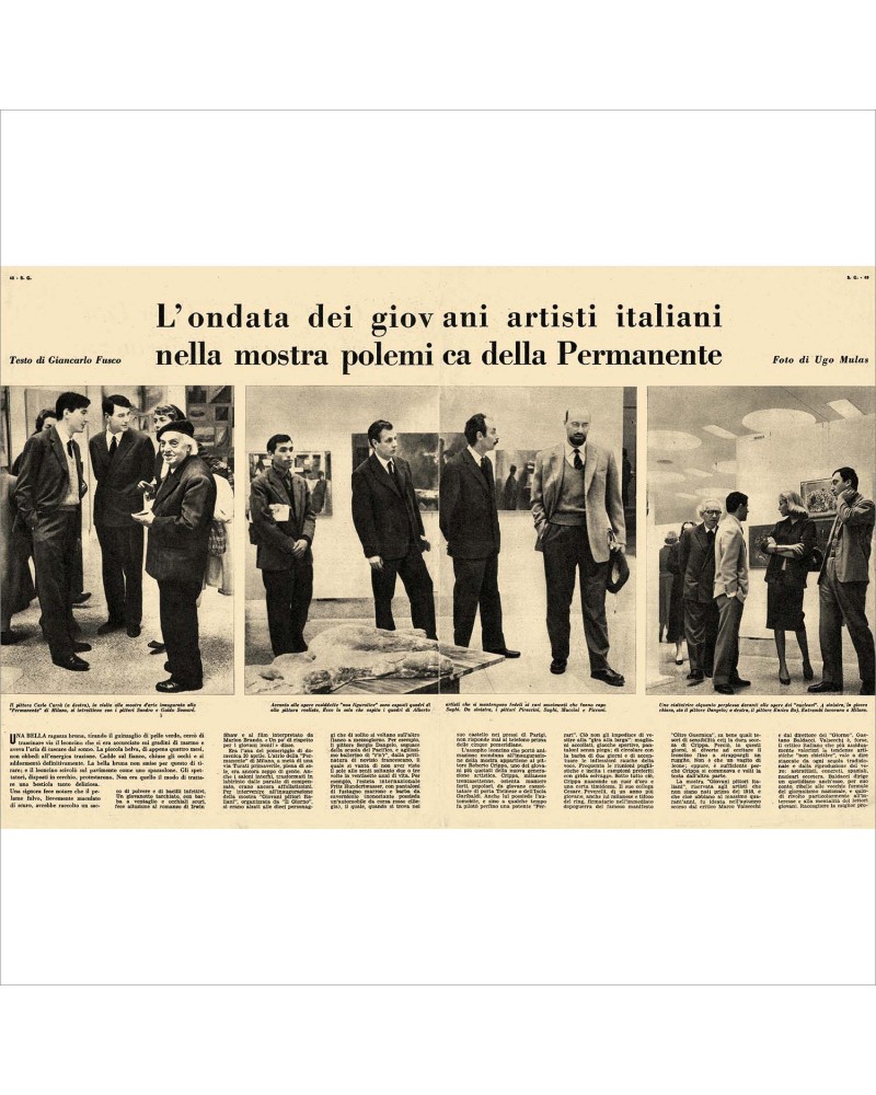 1958: L'ondata dei giovani artisti italiani nella mostra polemica della Permanente